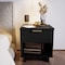 Manhattan Comfort Granville Nightstand 1.0 in Black NS-5002 - alternate 3